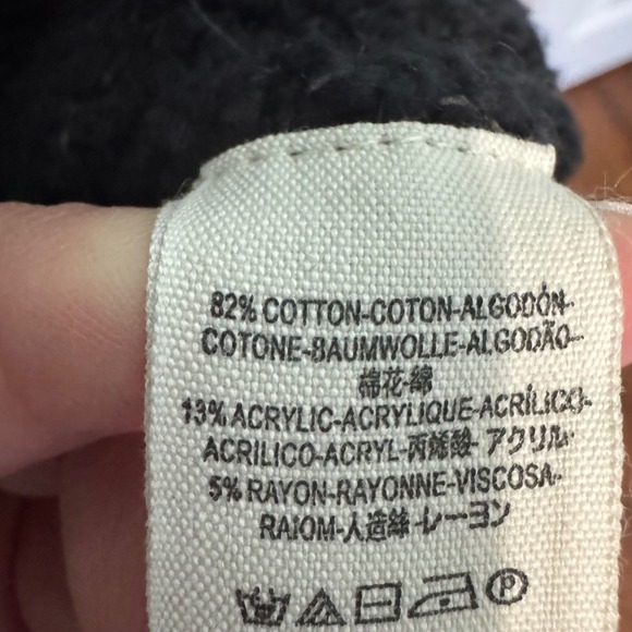 Free People Women's Knit Oversized Sweater Black Size Medium - Picture 6 of 6